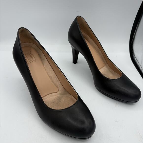 Naturalizer Heels Womens Size 9.5 M Michelle Black High Pumps Career Office Work - Picture 1 of 10